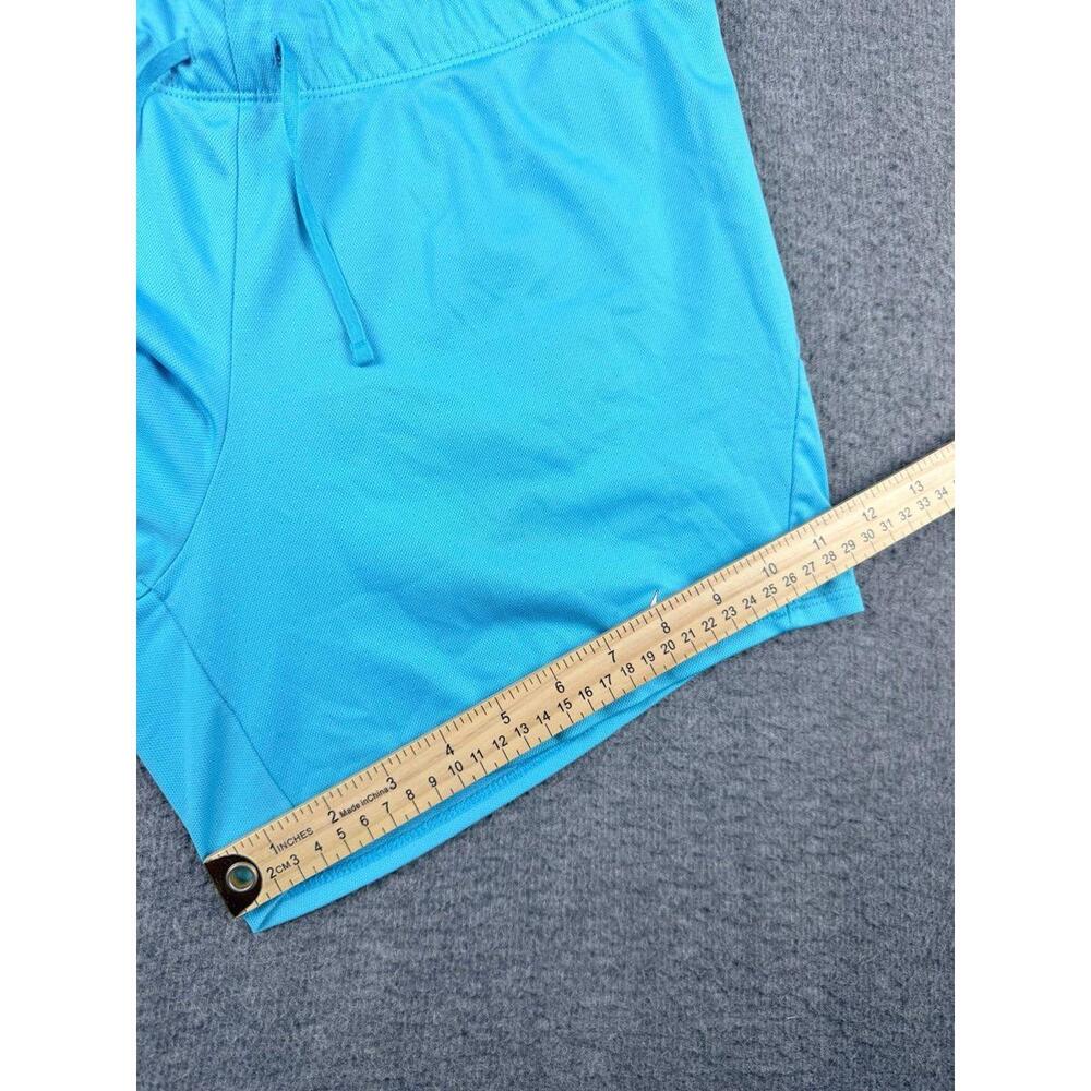 Nike Women's Small Dri-FIT Attack Training Shorts Laser Blue Rollover Waist - Picture 6 of 9